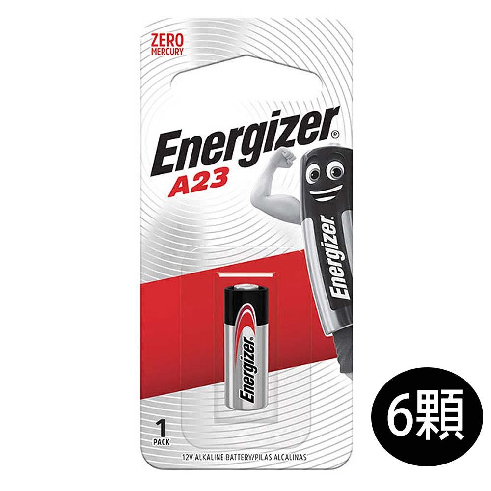 【Energizer 勁量】A23汽車搖控器電池6入 吊卡裝(12V鹼性電池)