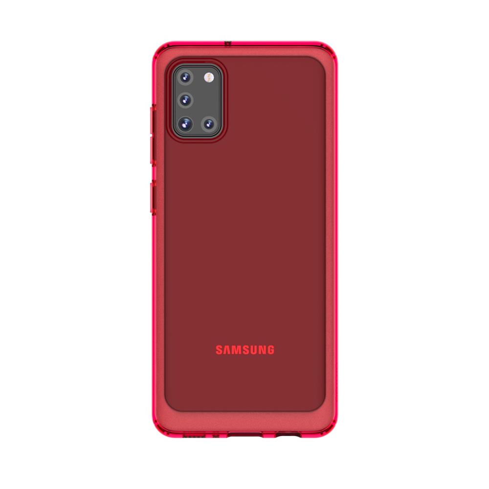 SAMSUNG Galaxy A31 TPU 原廠炫彩背蓋 (台灣公司貨)-紅色